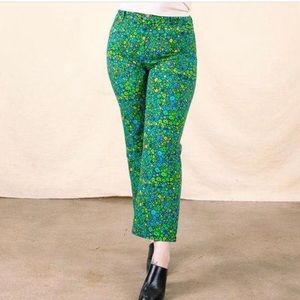 Big Bud Press Moss Flower Work Pants Size Small